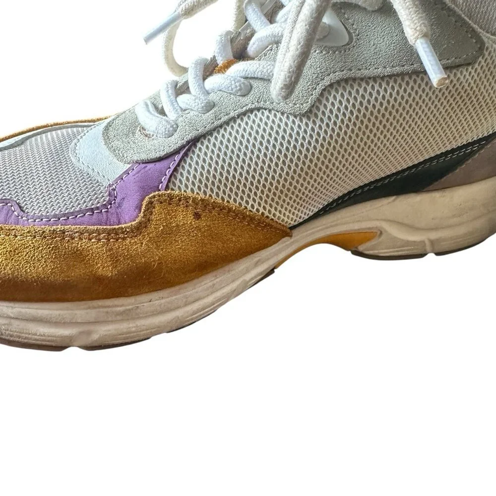 Caval Les Super‎ Nova Sneakers Multicolored Leather Suede Mesh EU 39 Sustainable